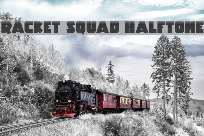 Racket Squad Halftone Example 1