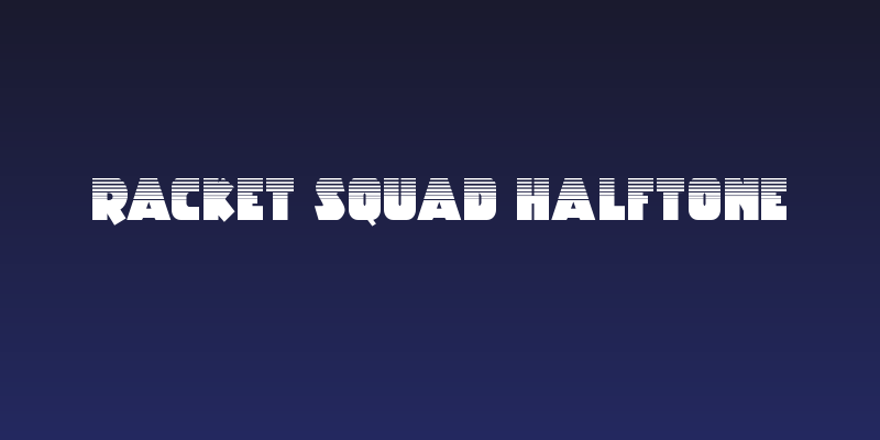 Racket Squad Halftone Social Header