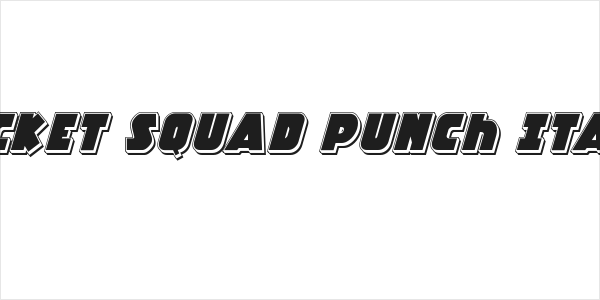 Racket Squad Punch Italic Logo