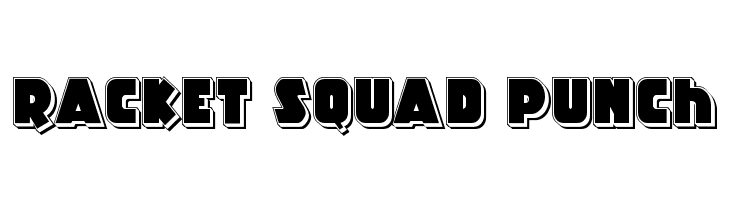 Racket Squad Punch  Скачать бесплатные шрифты