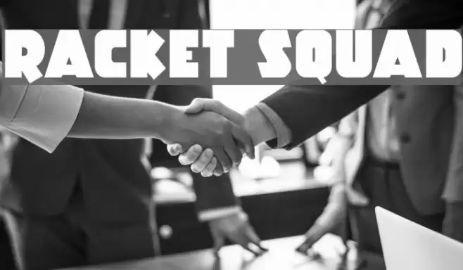 Racket Squad Font examples