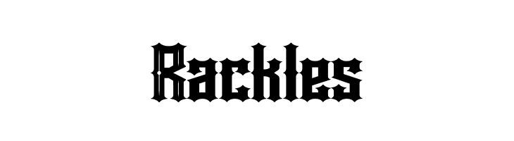 Rackles  baixar fontes gratis
