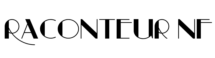 Raconteur NF  les polices de caractères gratuit tlcharger