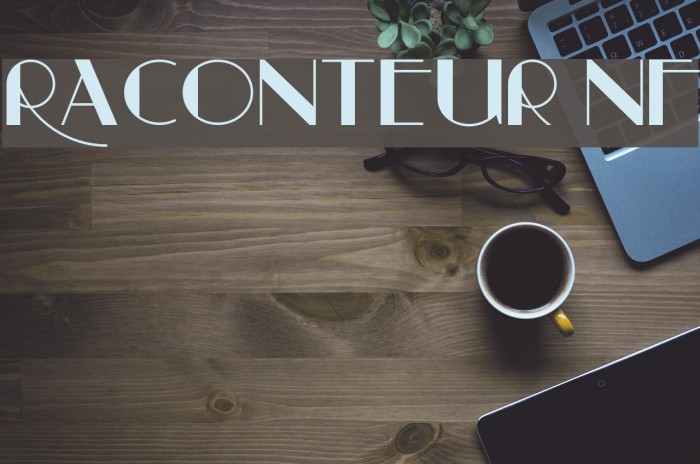 Raconteur NF Font examples