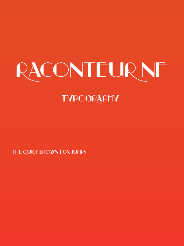 Raconteur NF Poster