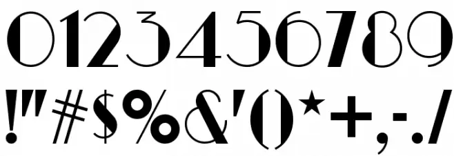 RaconteurNF Font OTHER CHARS