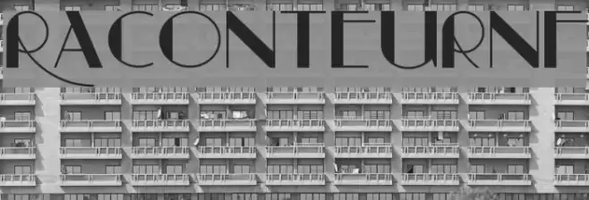 RaconteurNF Font examples