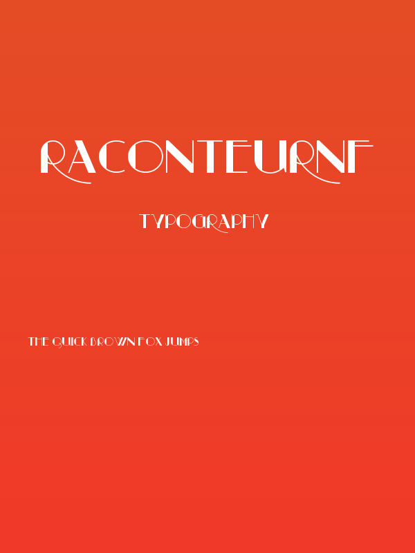 RaconteurNF Poster