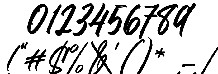 Racutens Regular Font OTHER CHARS