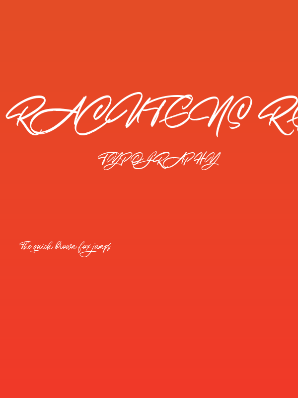 Racutens Regular Poster