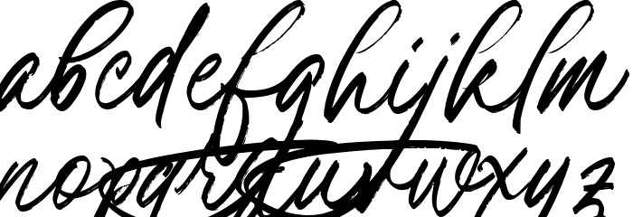 Racutens Regular Font LOWERCASE