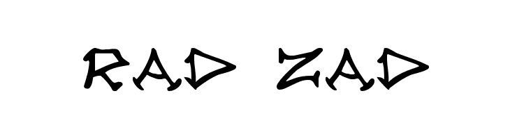 Rad Zad  Frei Schriftart Herunterladen