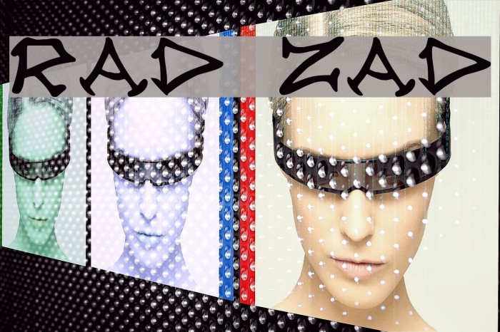 Rad Zad Font examples