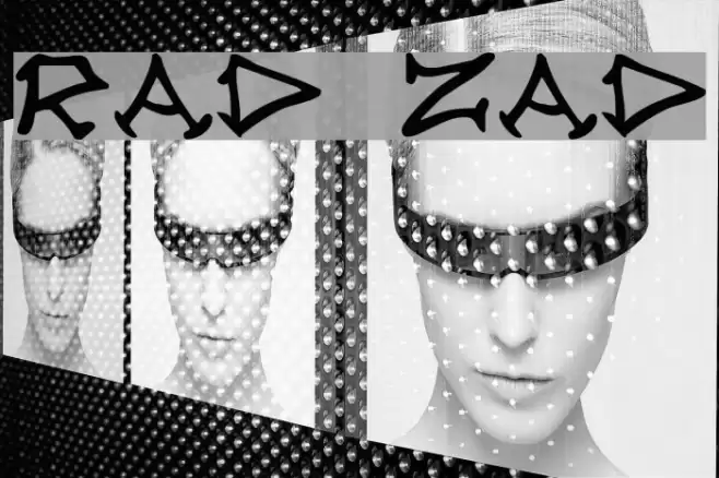 Rad Zad フォント examples