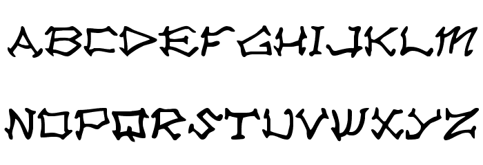 Rad Zad Font LOWERCASE