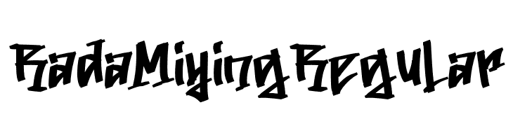 Rada Miying Regular baixar fontes gratis