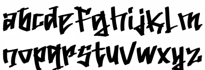 Rada Miying Regular Font LOWERCASE