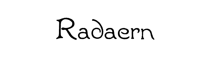 Radaern  les polices de caractères gratuit tlcharger