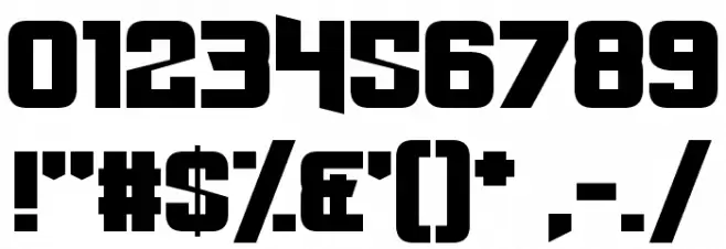 Radaro Font OTHER CHARS