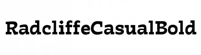 Radcliffe Casual Bold  Fuentes Gratis Descargar