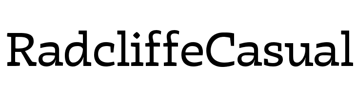Radcliffe Casual  font caratteri gratis