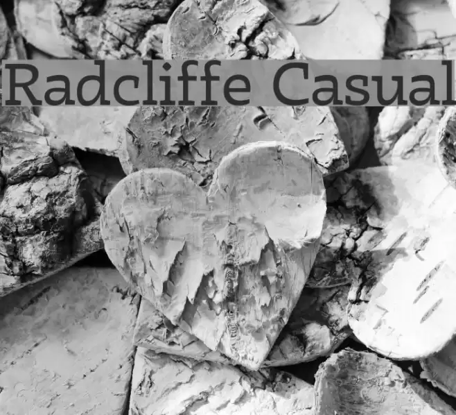 Radcliffe Casual Font examples