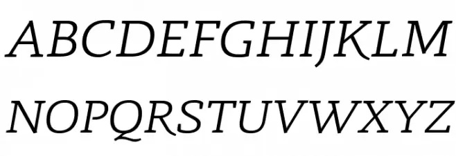 Radcliffe Display Book Italic Polices MAJUSCULES