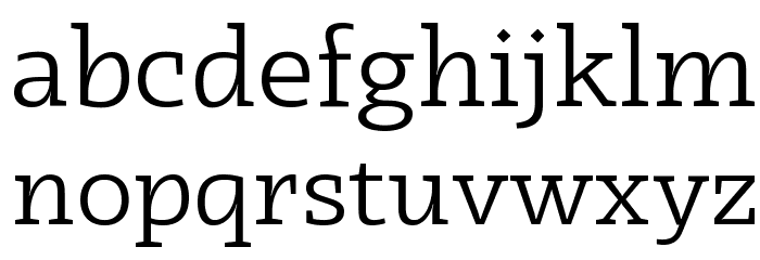 Radcliffe Display Book Font LOWERCASE