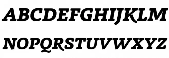 Radcliffe Display ExtraBold Italic Fuentes MAYÚSCULAS