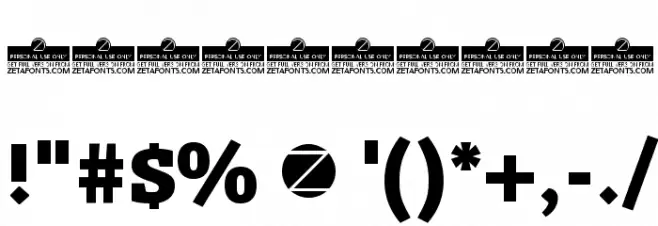 Radcliffe Display ExtraBold Font OTHER CHARS