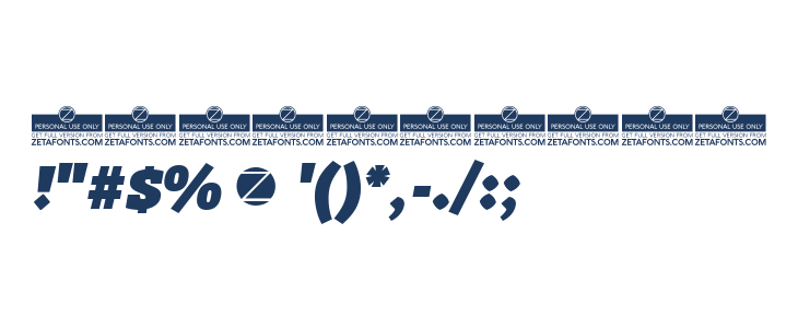 Radcliffe Display Heavy Italic Other Characters