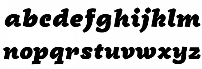 Radcliffe Display Heavy Italic Fonte MINÚSCULAS