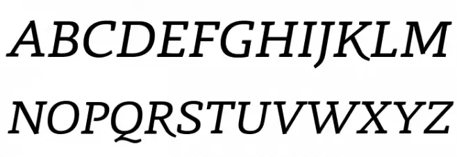 Radcliffe Display Italic Fonte MAIÚSCULAS