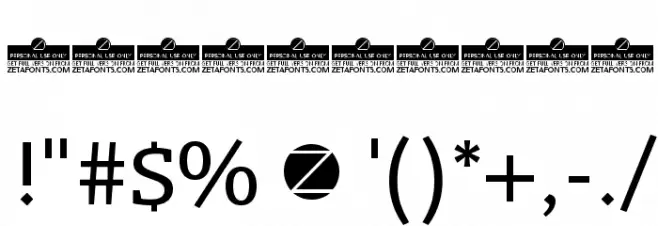 Radcliffe Display Regular Font OTHER CHARS