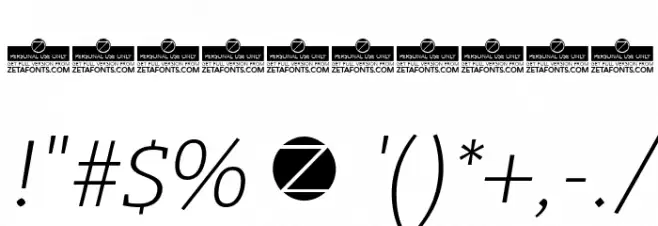 Radcliffe Text Light Italic Font OTHER CHARS