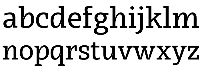 Radcliffe Text Medium Font LOWERCASE