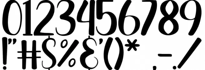 Radens Jockie Font OTHER CHARS