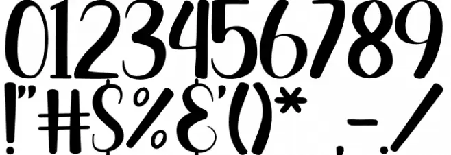 Radens Jockie Font OTHER CHARS