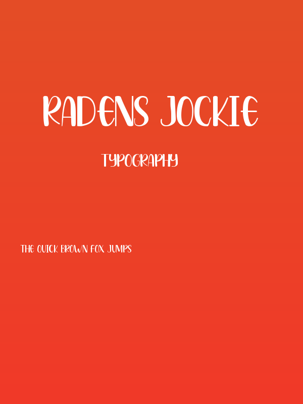 Radens Jockie Poster