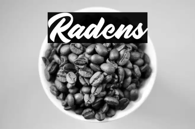 Radens Font examples
