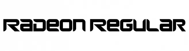 Radeon Regular  Frei Schriftart Herunterladen