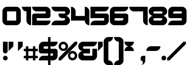 Radeon Regular Schriftart Anderer Schreiben