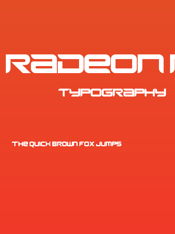 Radeon Regular Poster