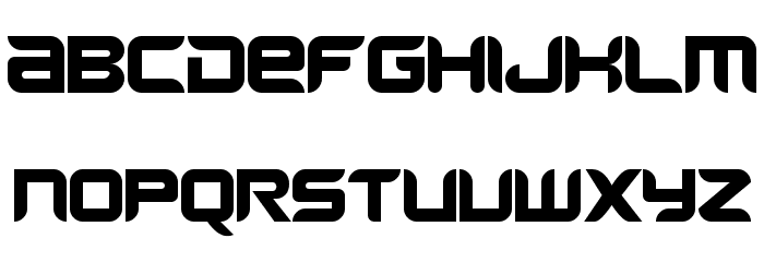 Radeon Regular Schriftart Kleinbuchstaben