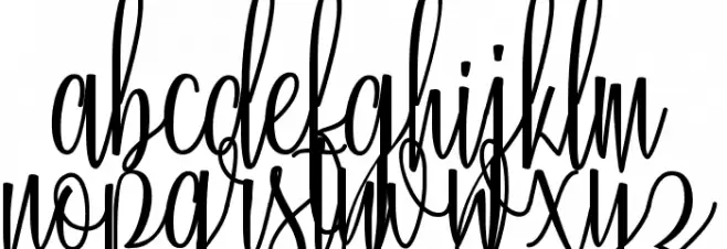 Radeshia Caratteri MINUSCOLO