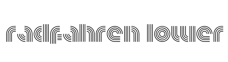 Radfahren-Lower  font caratteri gratis