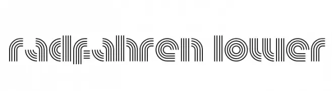 Radfahren-Lower  Frei Schriftart Herunterladen