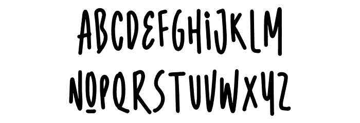 RadgrowsDemo Font Litere mici