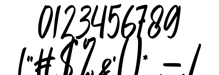 Radhetya Font OTHER CHARS