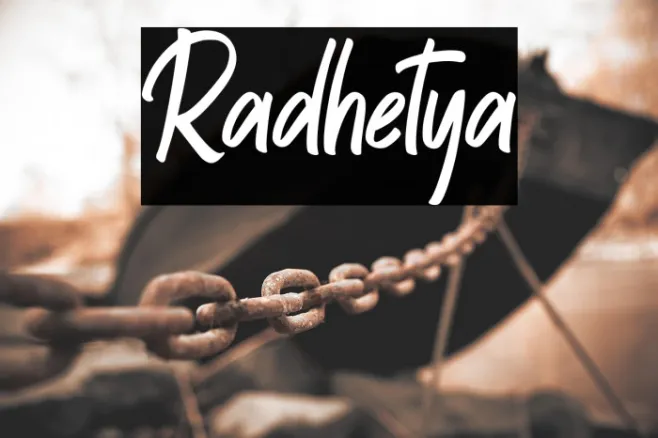 Radhetya Example 3